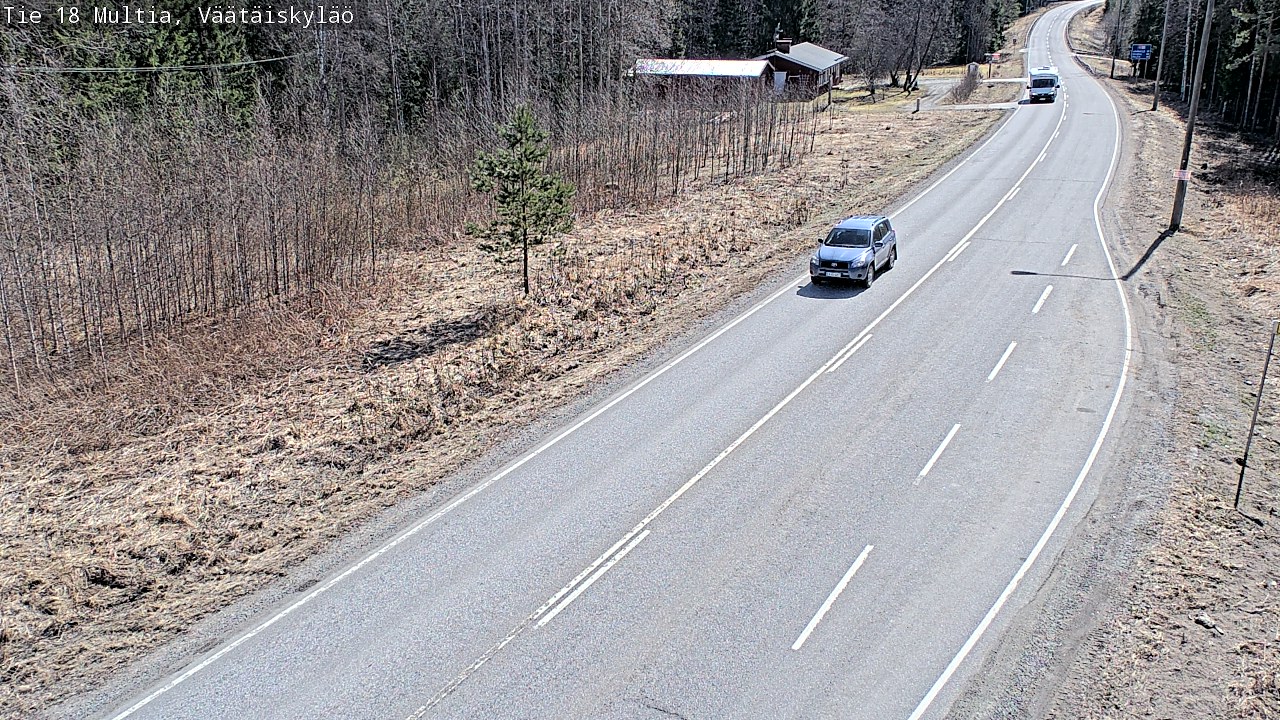 Weather Camera Image Väg 18 Multia, Väätäiskylä, Multia, Keski-Suomi