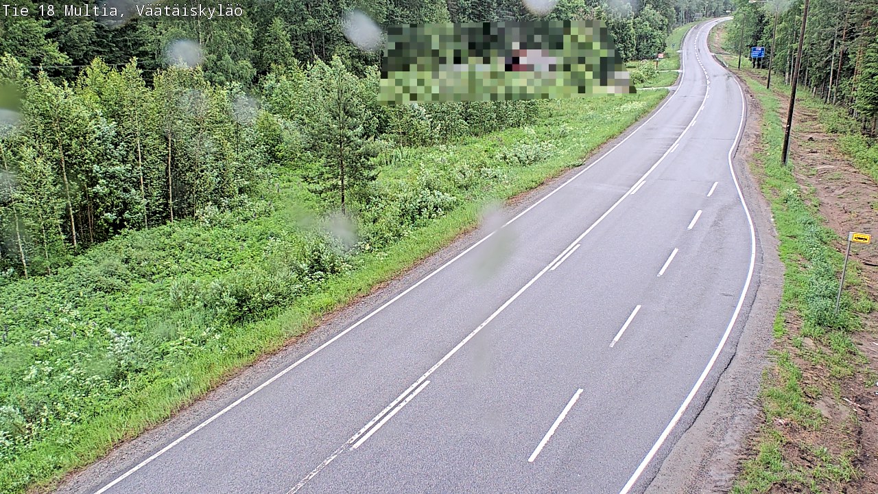 Weather Camera Image Väg 18 Multia, Väätäiskylä, Multia, Keski-Suomi