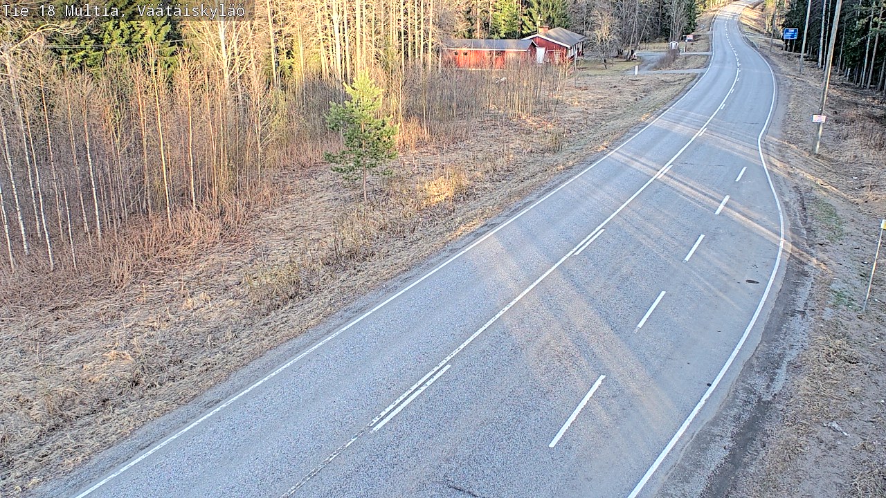 Weather Camera Image Väg 18 Multia, Väätäiskylä, Multia, Keski-Suomi