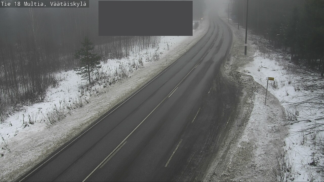 Weather Camera Image Väg 18 Multia, Väätäiskylä, Multia, Keski-Suomi