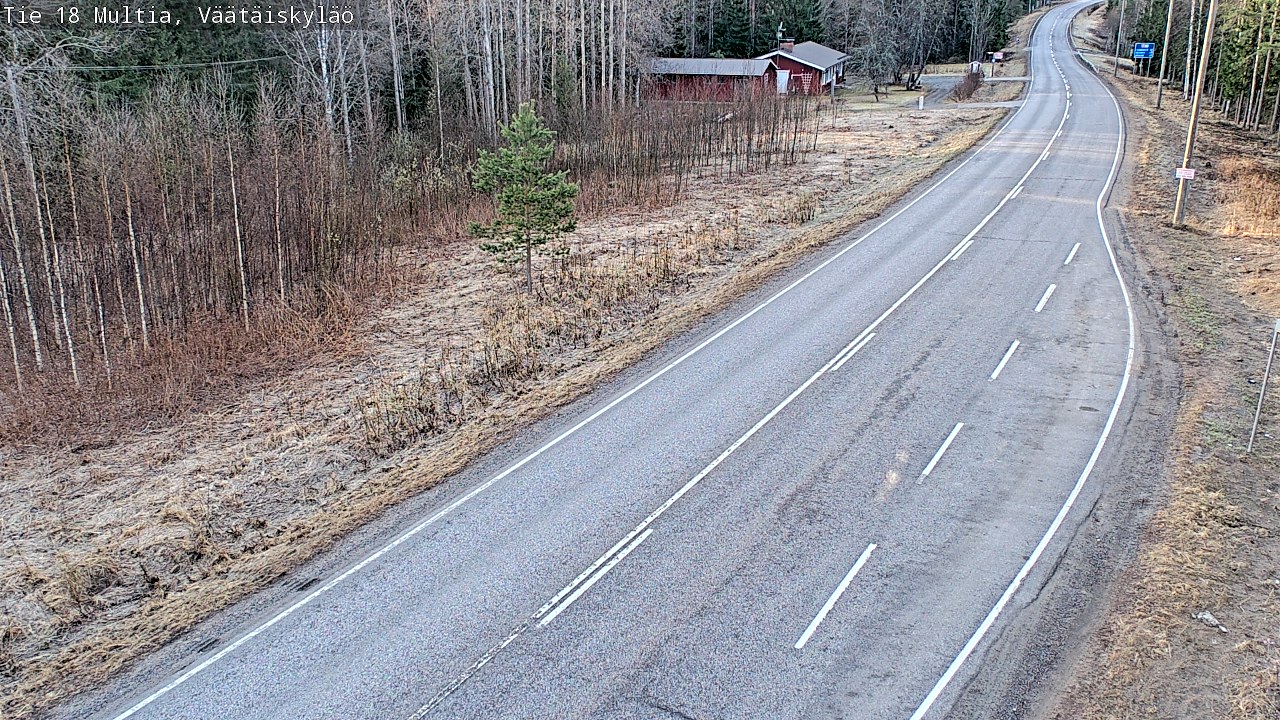 Weather Camera Image Väg 18 Multia, Väätäiskylä, Multia, Keski-Suomi
