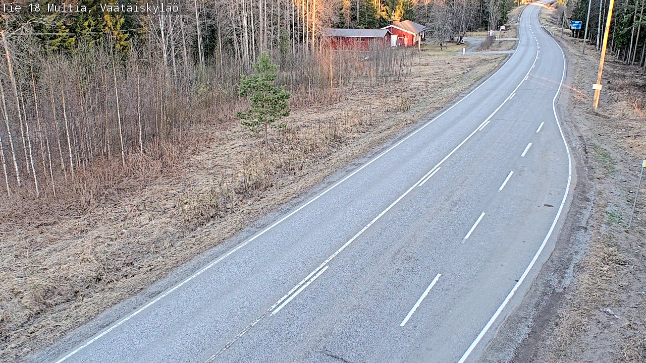 Weather Camera Image Väg 18 Multia, Väätäiskylä, Multia, Keski-Suomi