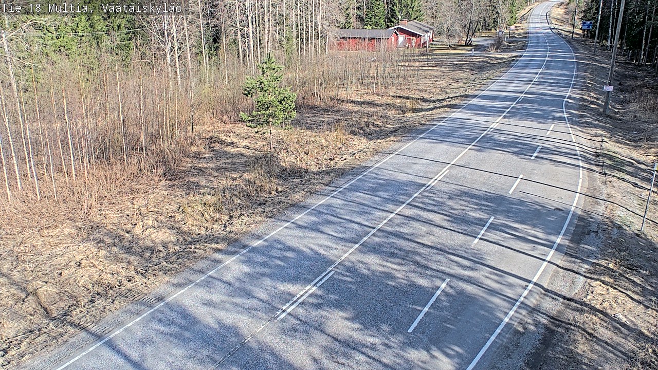 Weather Camera Image Väg 18 Multia, Väätäiskylä, Multia, Keski-Suomi