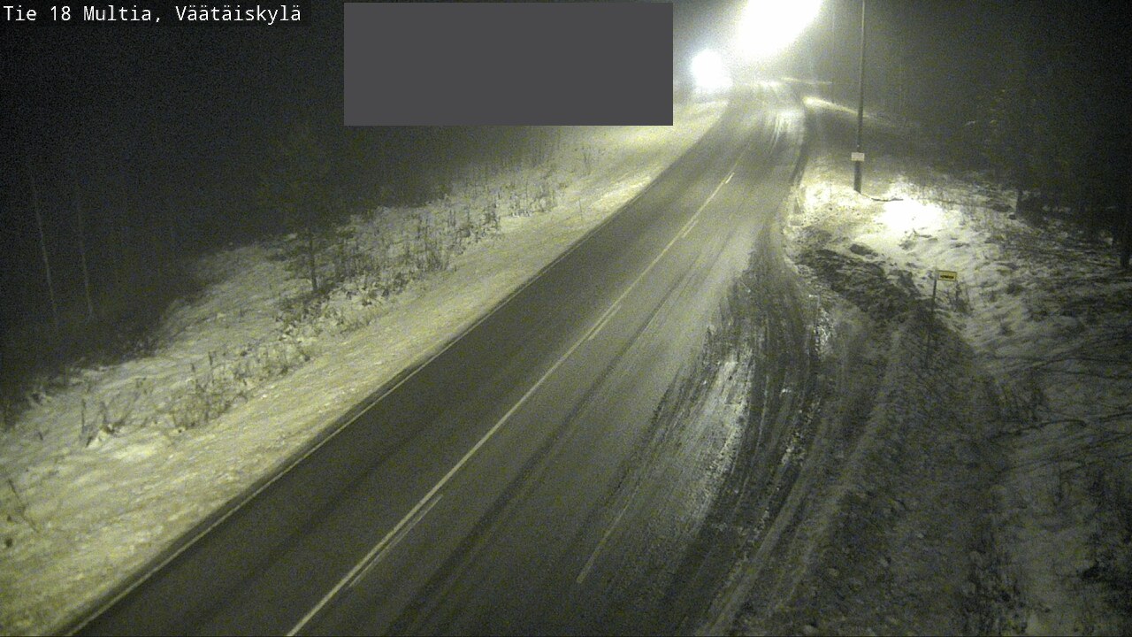 Weather Camera Image Väg 18 Multia, Väätäiskylä, Multia, Keski-Suomi