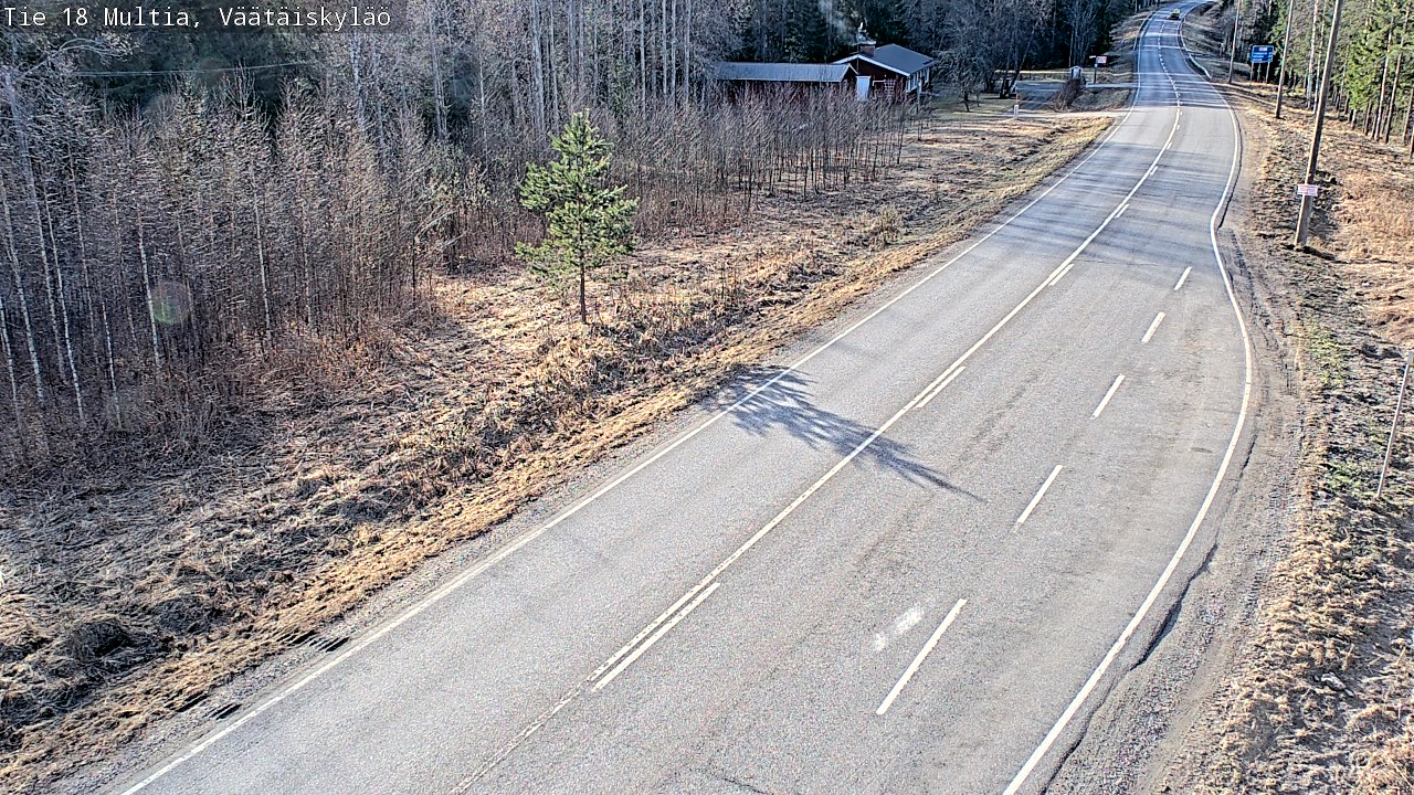 Weather Camera Image Väg 18 Multia, Väätäiskylä, Multia, Keski-Suomi