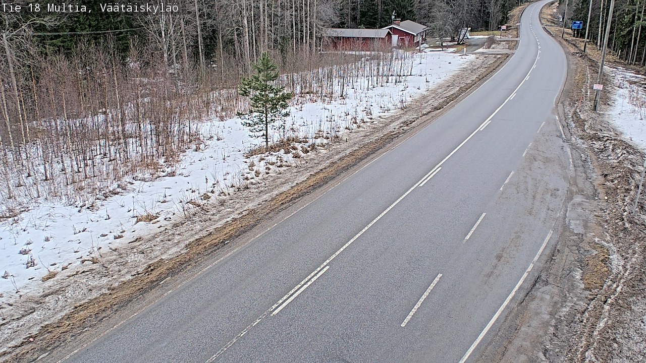 Weather Camera Image Road 18 Multia, Väätäiskylä, Multia, Keski-Suomi