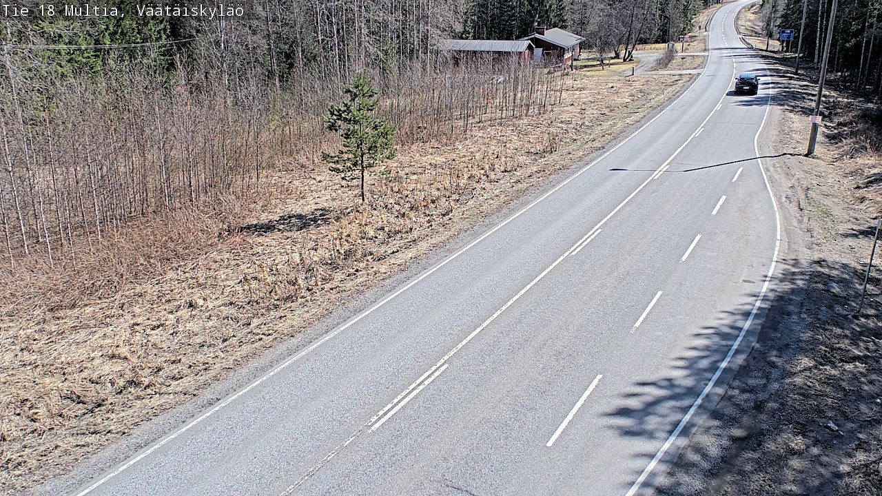 Weather Camera Image Väg 18 Multia, Väätäiskylä, Multia, Keski-Suomi