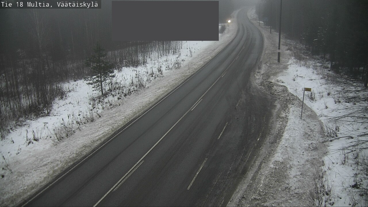 Weather Camera Image Väg 18 Multia, Väätäiskylä, Multia, Keski-Suomi