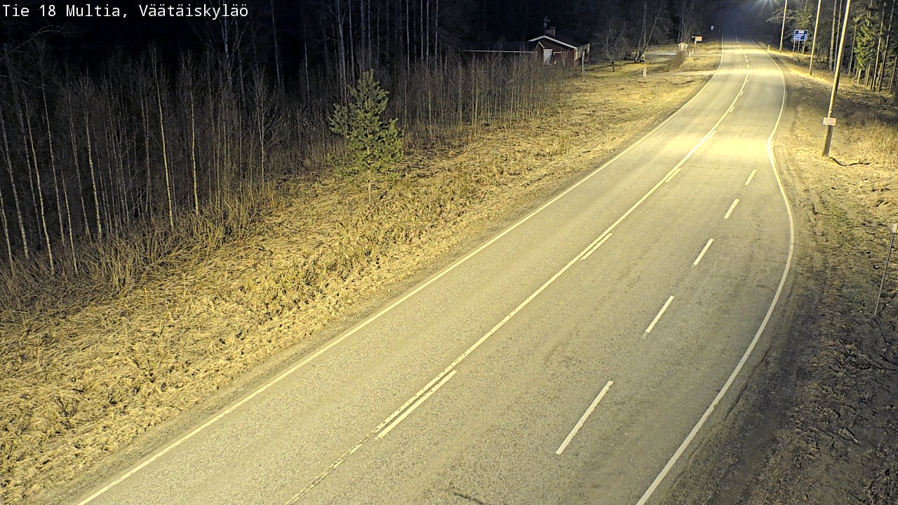 Weather Camera Image Väg 18 Multia, Väätäiskylä, Multia, Keski-Suomi