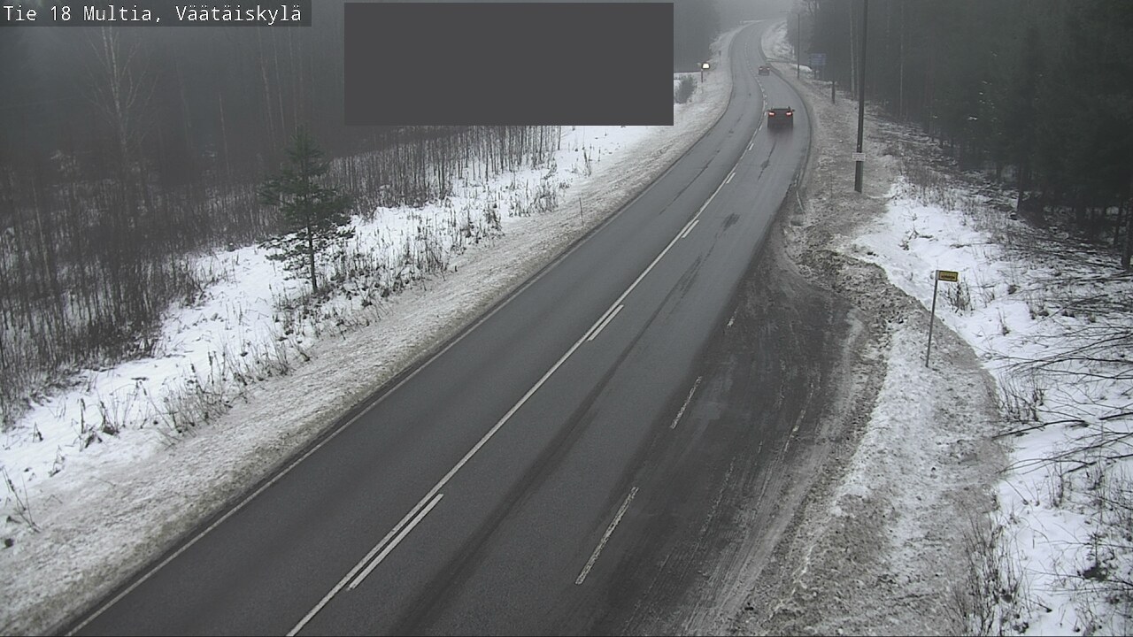 Weather Camera Image Väg 18 Multia, Väätäiskylä, Multia, Keski-Suomi