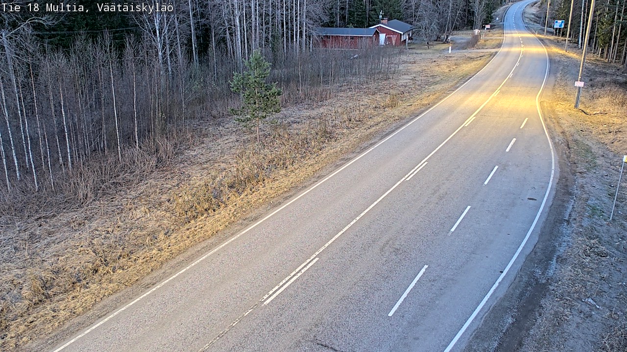 Weather Camera Image Väg 18 Multia, Väätäiskylä, Multia, Keski-Suomi