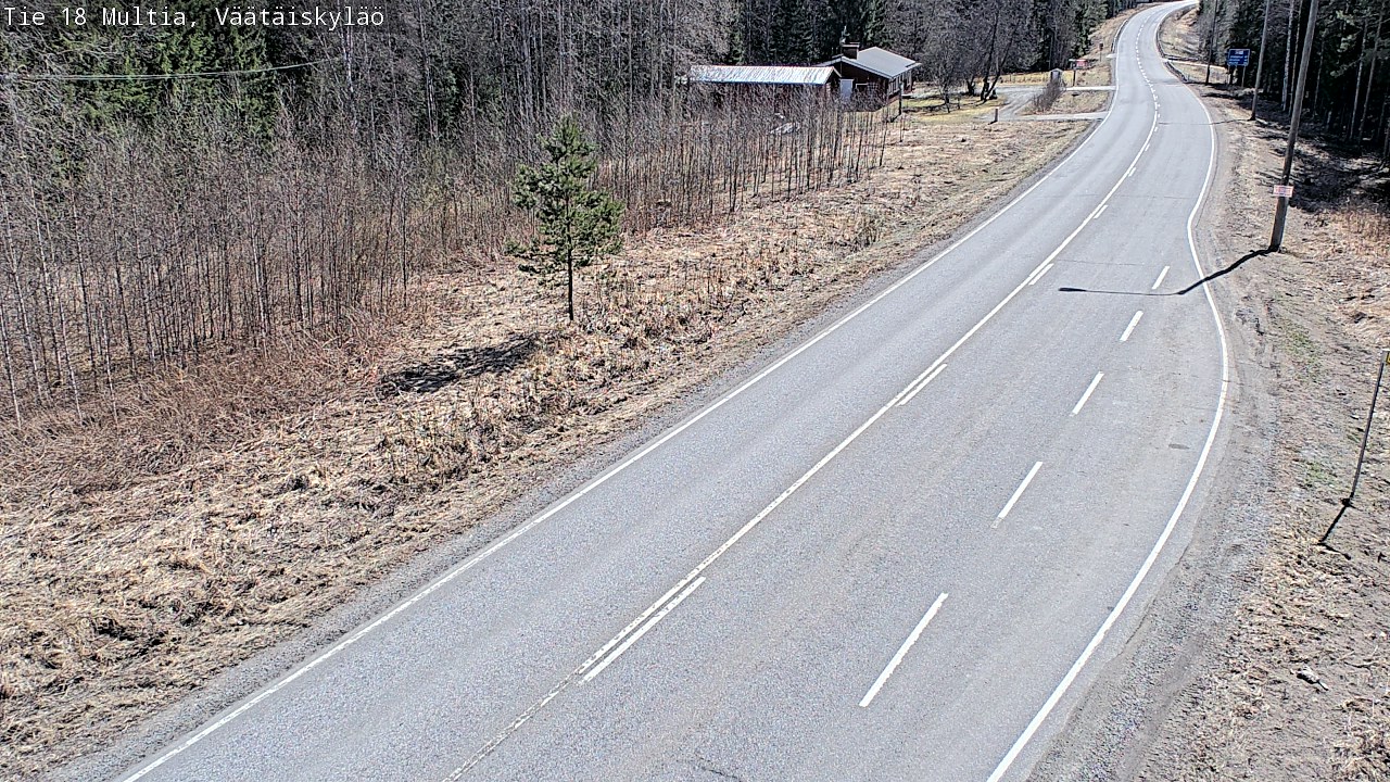 Weather Camera Image Väg 18 Multia, Väätäiskylä, Multia, Keski-Suomi
