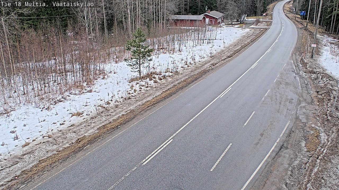 Weather Camera Image Road 18 Multia, Väätäiskylä, Multia, Keski-Suomi