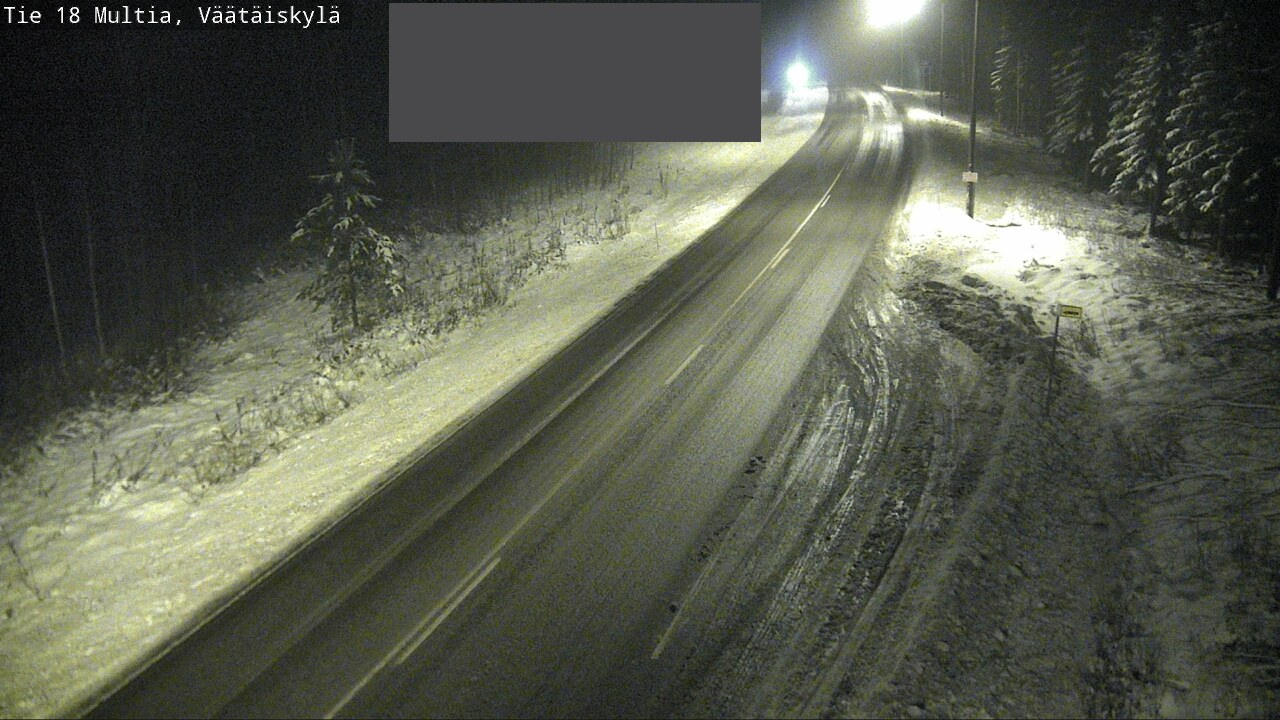 Weather Camera Image Väg 18 Multia, Väätäiskylä, Multia, Keski-Suomi
