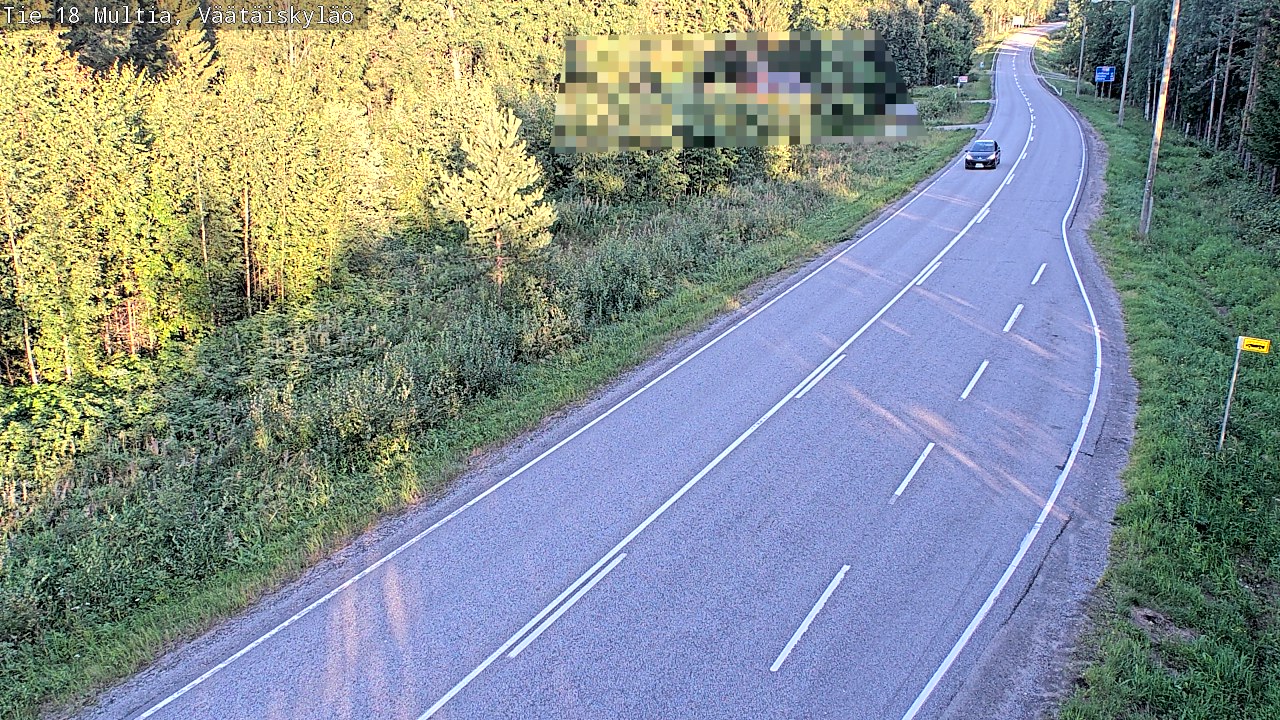 Kelikamerat Kuva Tie 18 Multia, Väätäiskylä, Multia, Keski-Suomi