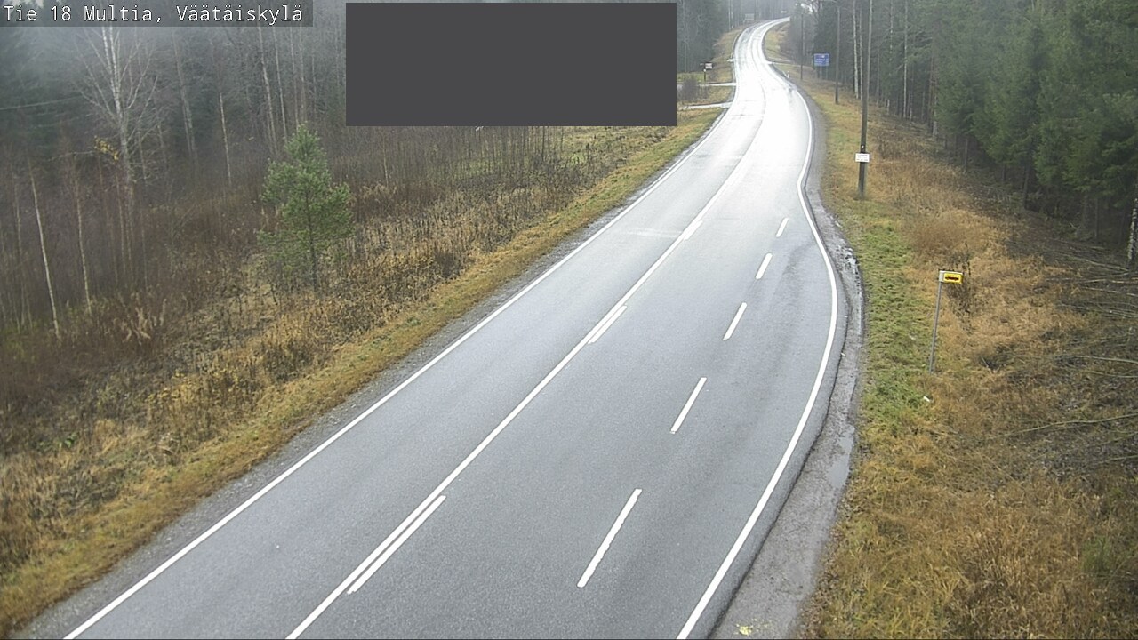 Weather Camera Image Väg 18 Multia, Väätäiskylä, Multia, Keski-Suomi