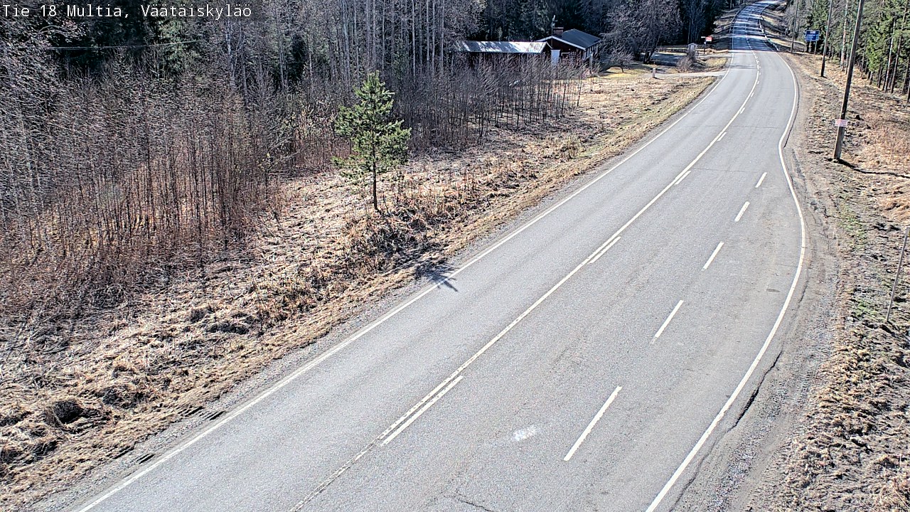 Weather Camera Image Väg 18 Multia, Väätäiskylä, Multia, Keski-Suomi
