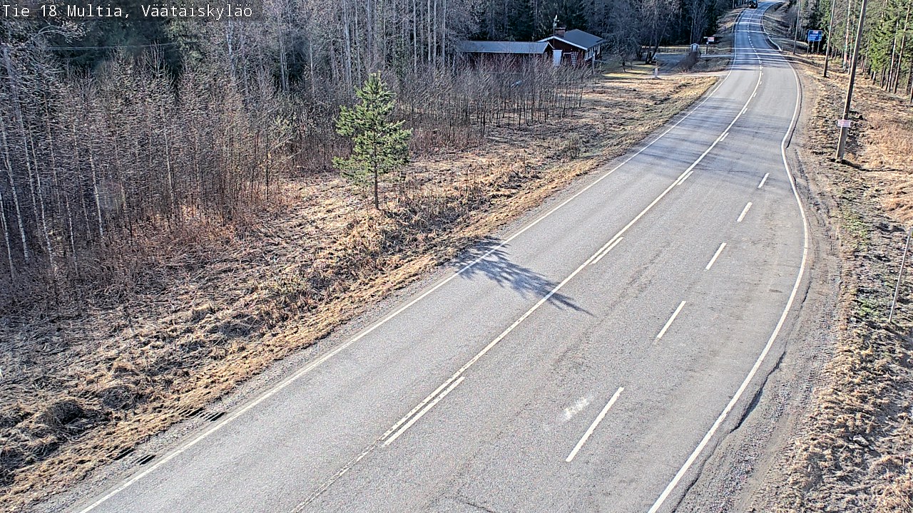 Weather Camera Image Väg 18 Multia, Väätäiskylä, Multia, Keski-Suomi