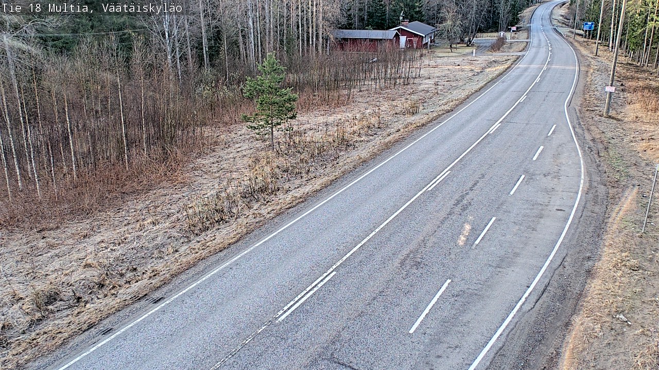 Weather Camera Image Väg 18 Multia, Väätäiskylä, Multia, Keski-Suomi