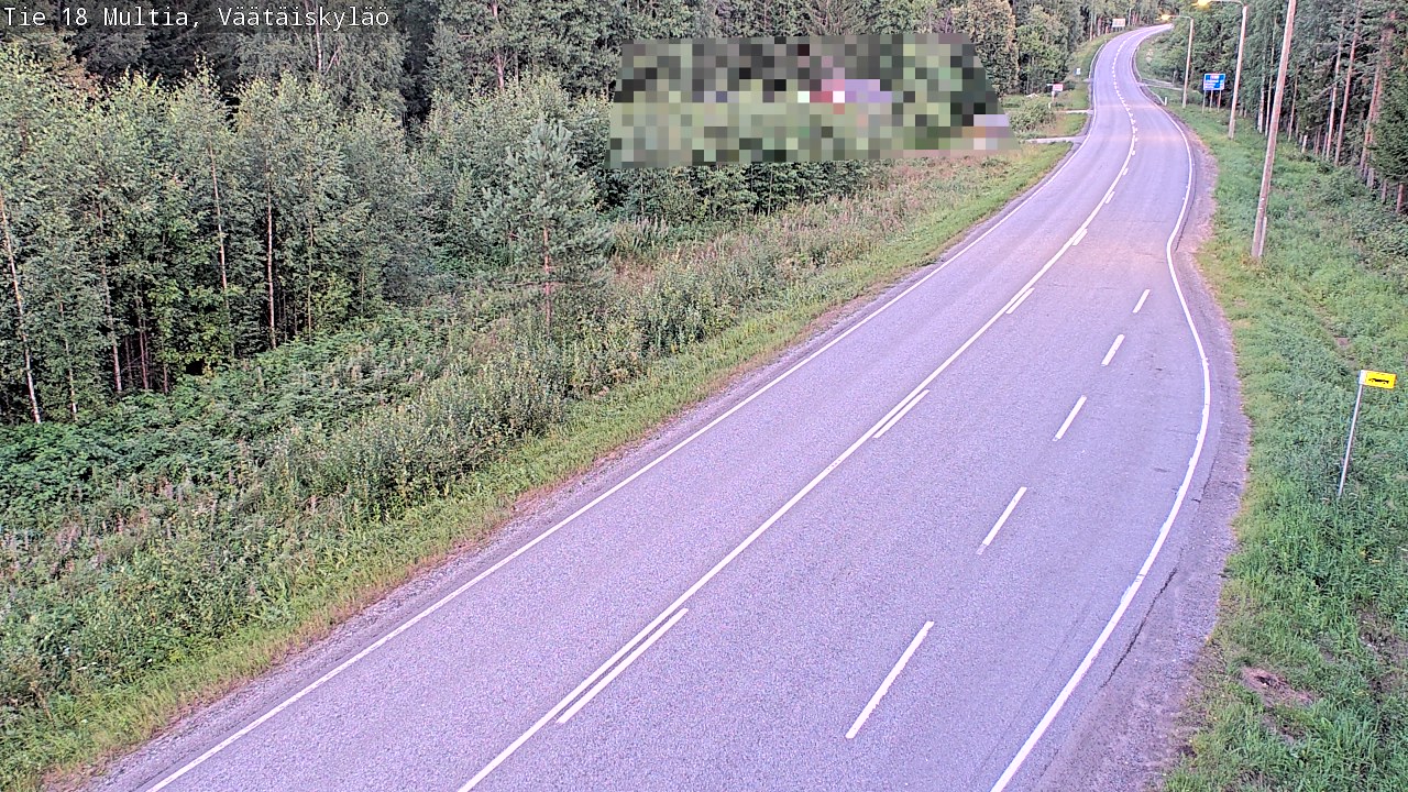 Kelikamerat Kuva Tie 18 Multia, Väätäiskylä, Multia, Keski-Suomi