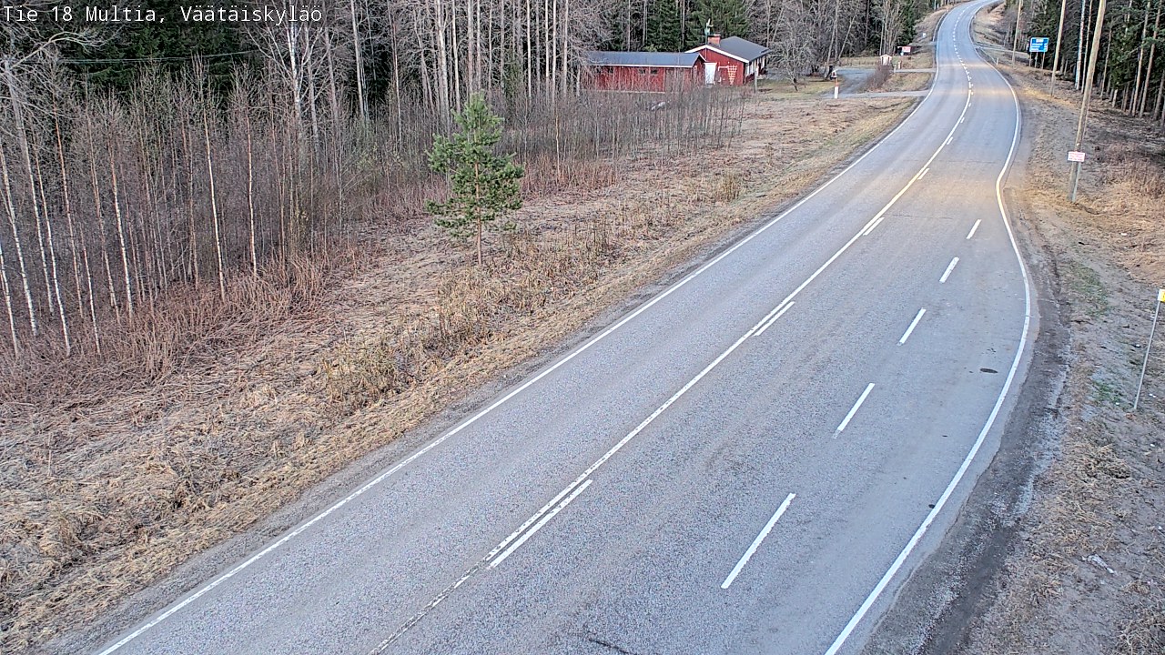 Weather Camera Image Väg 18 Multia, Väätäiskylä, Multia, Keski-Suomi