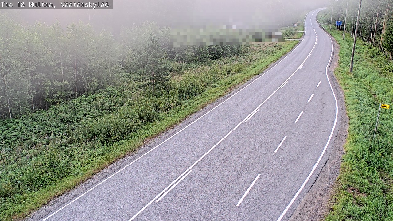 Weather Camera Image Road 18 Multia, Väätäiskylä, Multia, Keski-Suomi