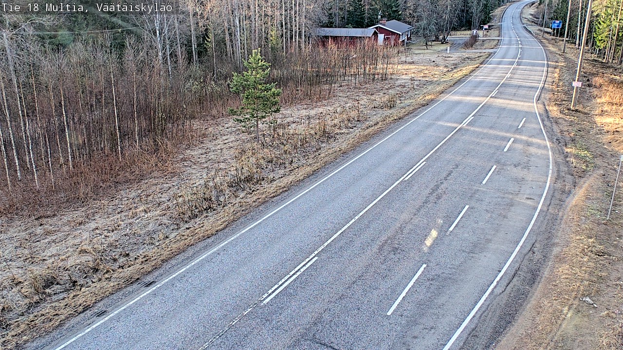 Weather Camera Image Väg 18 Multia, Väätäiskylä, Multia, Keski-Suomi