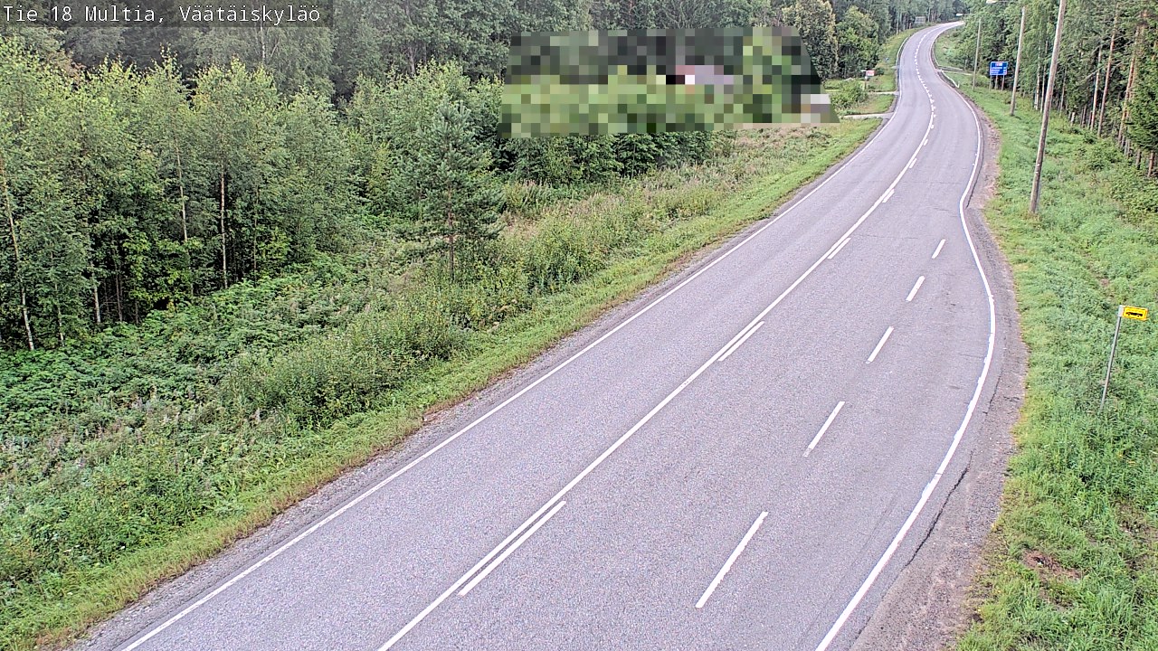 Weather Camera Image Road 18 Multia, Väätäiskylä, Multia, Keski-Suomi