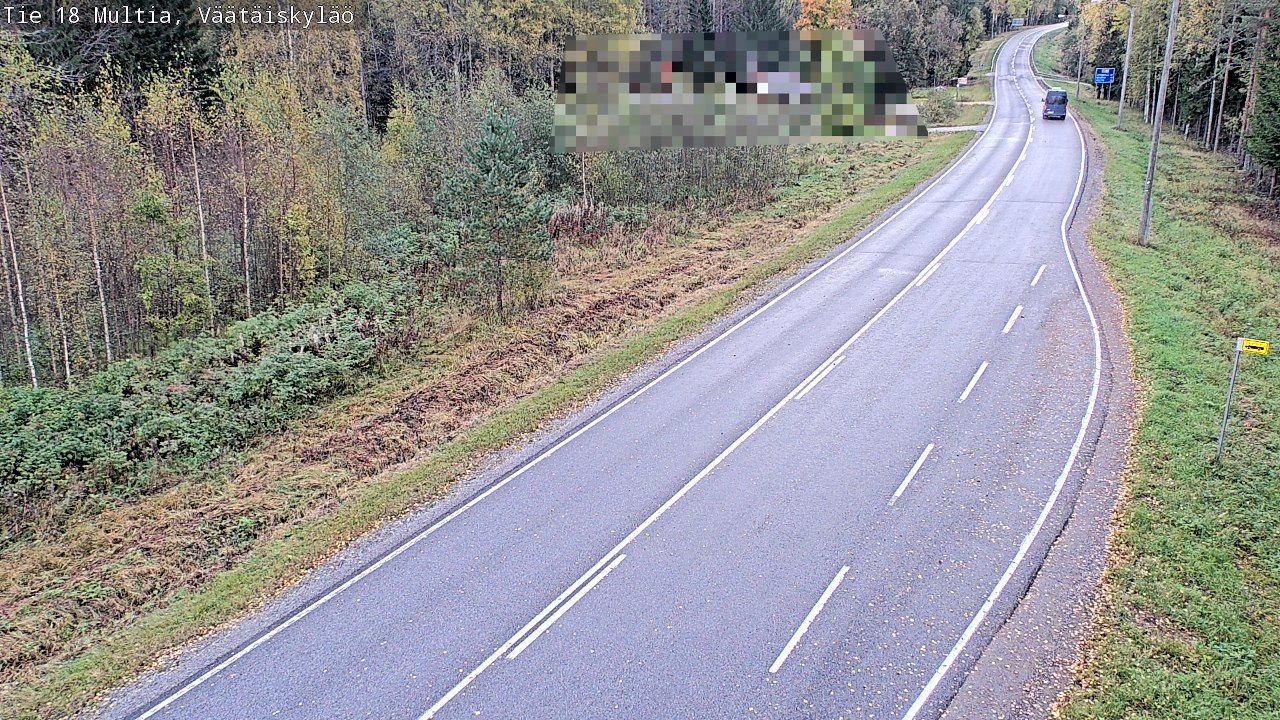 Weather Camera Image Road 18 Multia, Väätäiskylä, Multia, Keski-Suomi