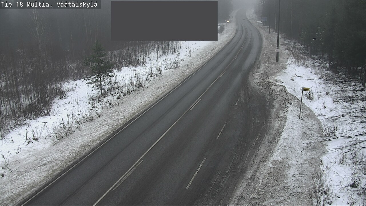 Weather Camera Image Väg 18 Multia, Väätäiskylä, Multia, Keski-Suomi