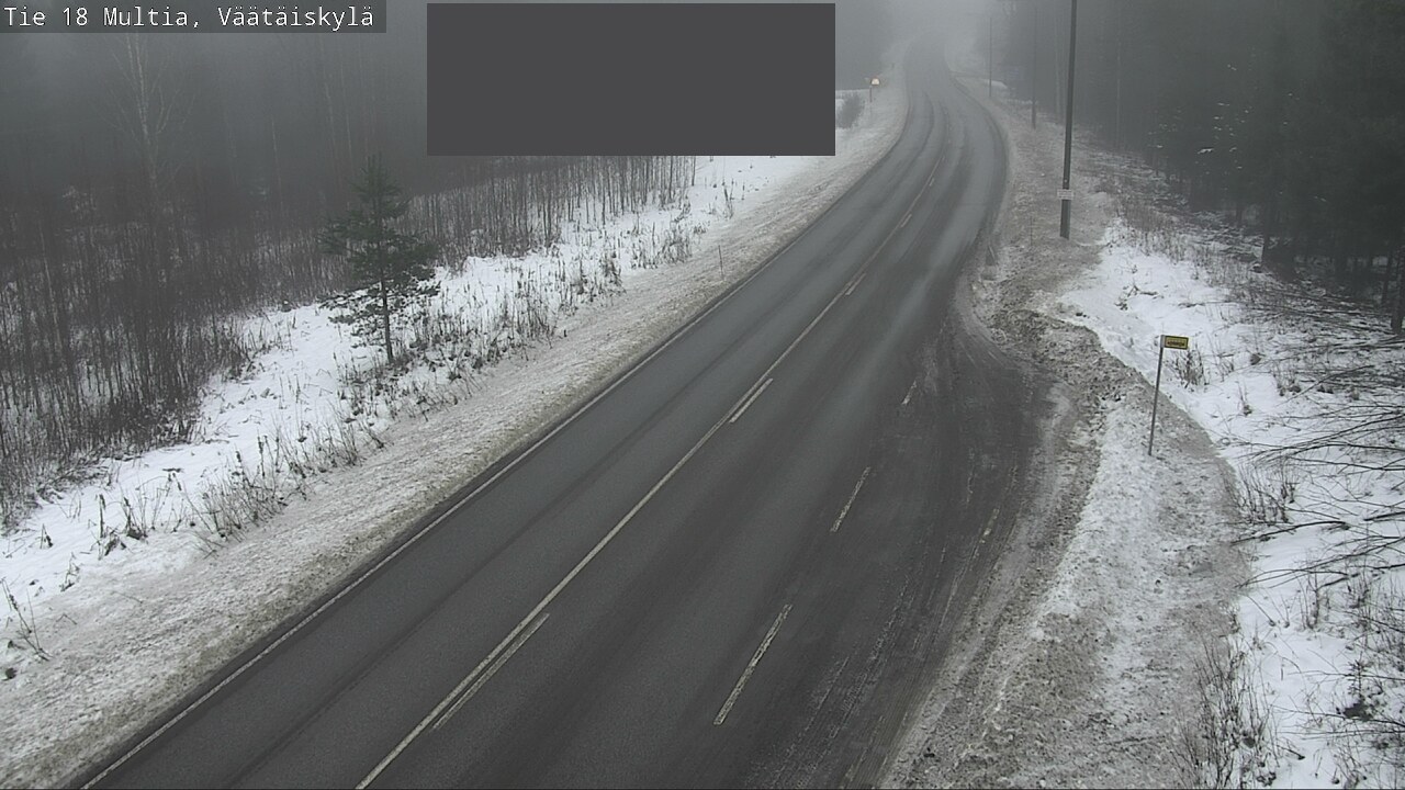 Weather Camera Image Väg 18 Multia, Väätäiskylä, Multia, Keski-Suomi