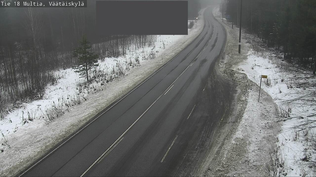 Weather Camera Image Väg 18 Multia, Väätäiskylä, Multia, Keski-Suomi