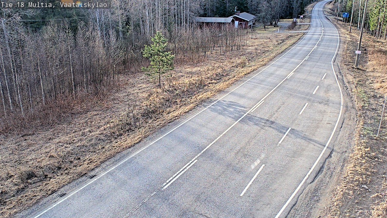 Weather Camera Image Väg 18 Multia, Väätäiskylä, Multia, Keski-Suomi