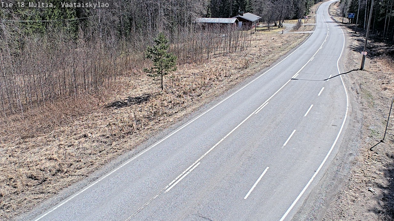 Weather Camera Image Väg 18 Multia, Väätäiskylä, Multia, Keski-Suomi