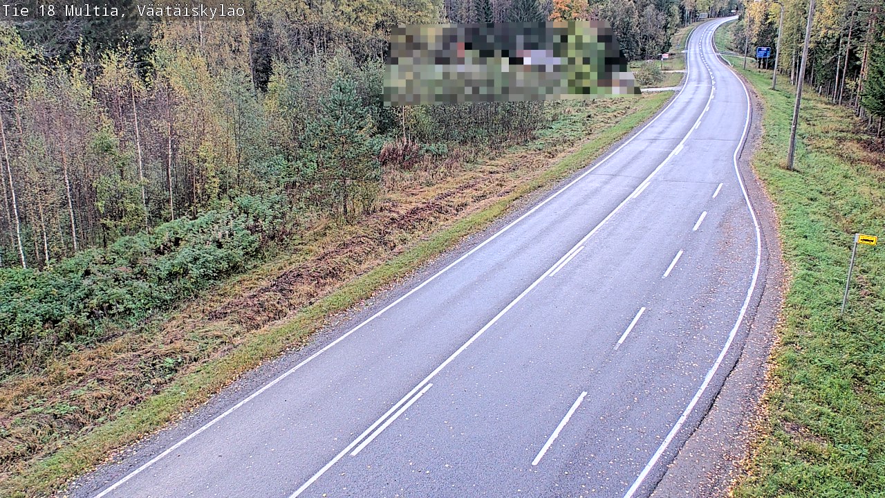 Weather Camera Image Road 18 Multia, Väätäiskylä, Multia, Keski-Suomi