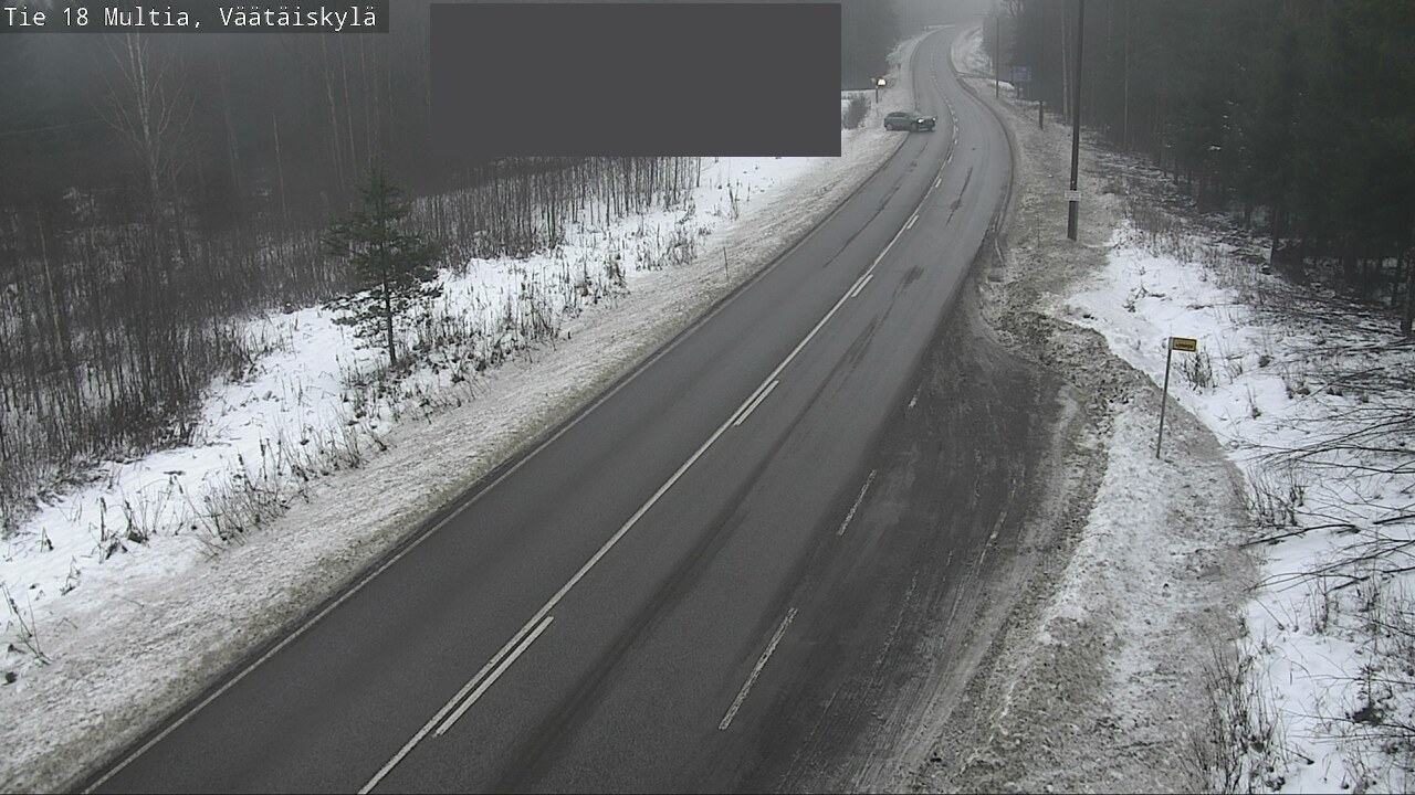 Weather Camera Image Väg 18 Multia, Väätäiskylä, Multia, Keski-Suomi