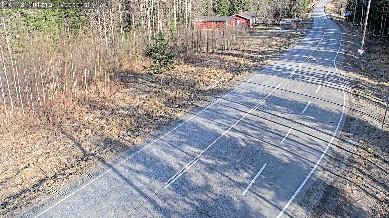 Weather Camera Image Väg 18 Multia, Väätäiskylä, Multia, Keski-Suomi