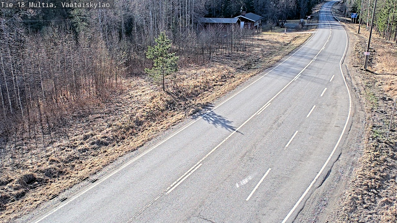 Weather Camera Image Väg 18 Multia, Väätäiskylä, Multia, Keski-Suomi