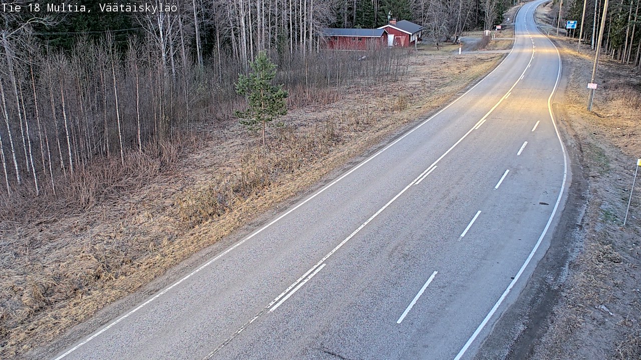Weather Camera Image Väg 18 Multia, Väätäiskylä, Multia, Keski-Suomi