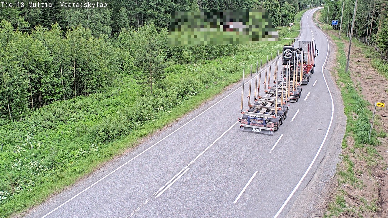 Kelikamerat Kuva Tie 18 Multia, Väätäiskylä, Multia, Keski-Suomi