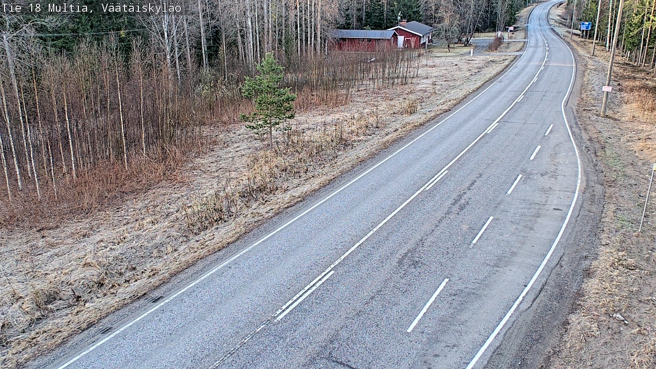 Weather Camera Image Väg 18 Multia, Väätäiskylä, Multia, Keski-Suomi