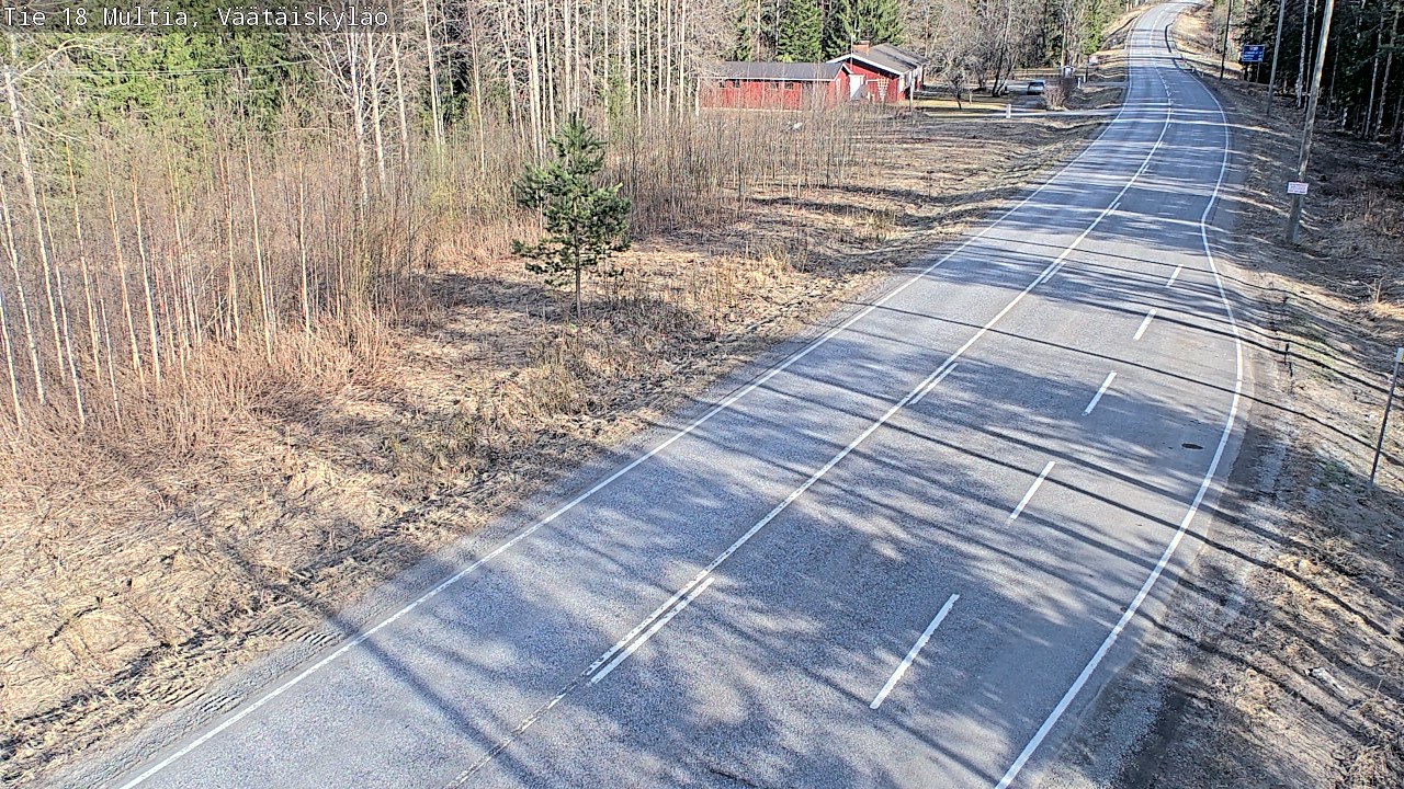 Weather Camera Image Väg 18 Multia, Väätäiskylä, Multia, Keski-Suomi