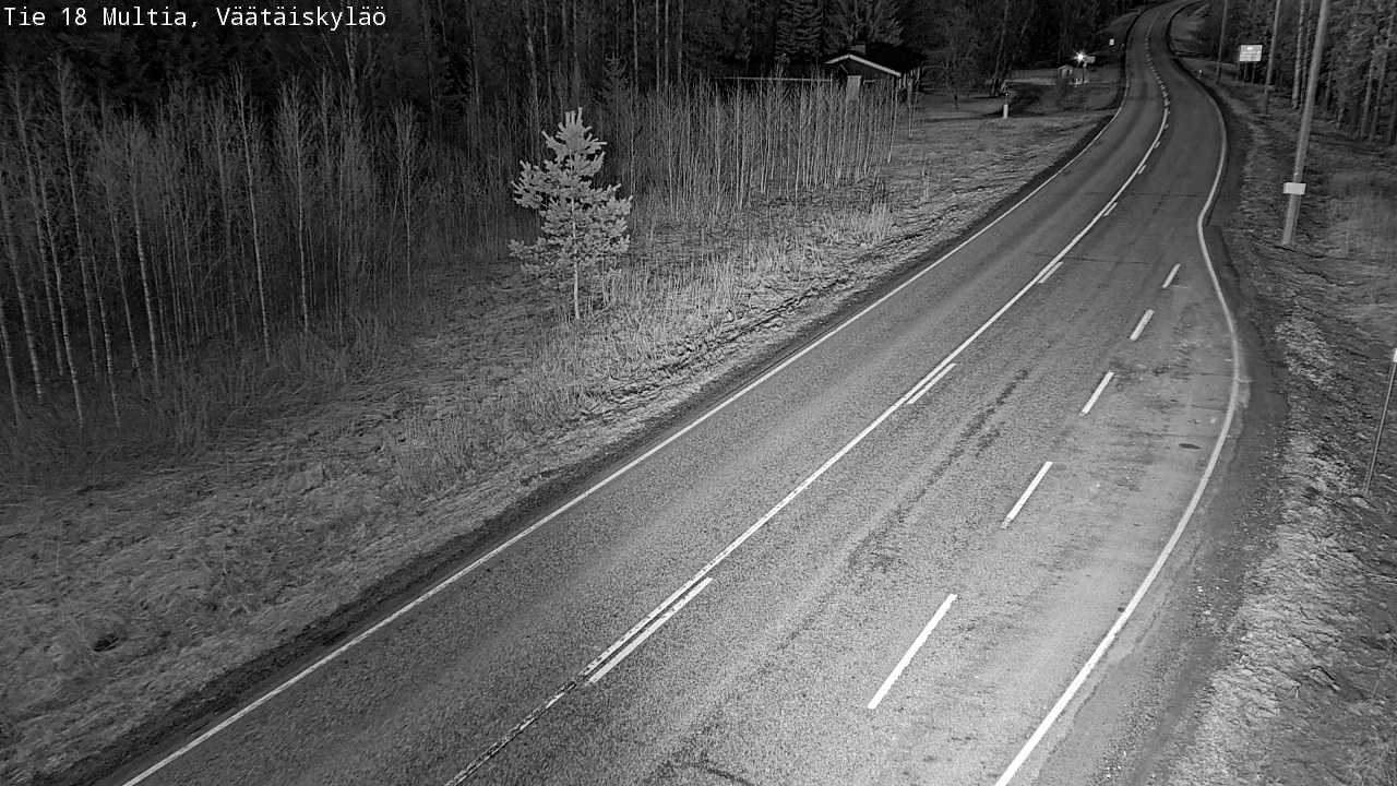 Weather Camera Image Väg 18 Multia, Väätäiskylä, Multia, Keski-Suomi
