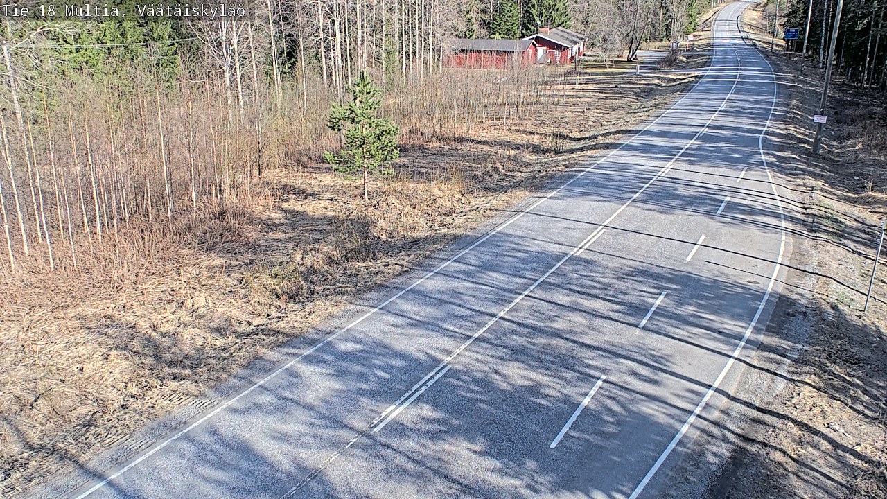 Weather Camera Image Väg 18 Multia, Väätäiskylä, Multia, Keski-Suomi