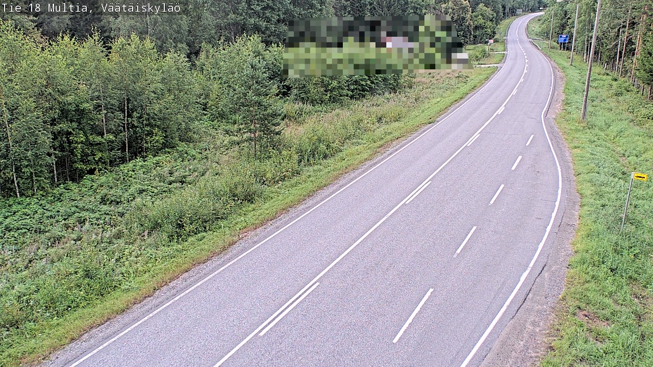 Weather Camera Image Road 18 Multia, Väätäiskylä, Multia, Keski-Suomi