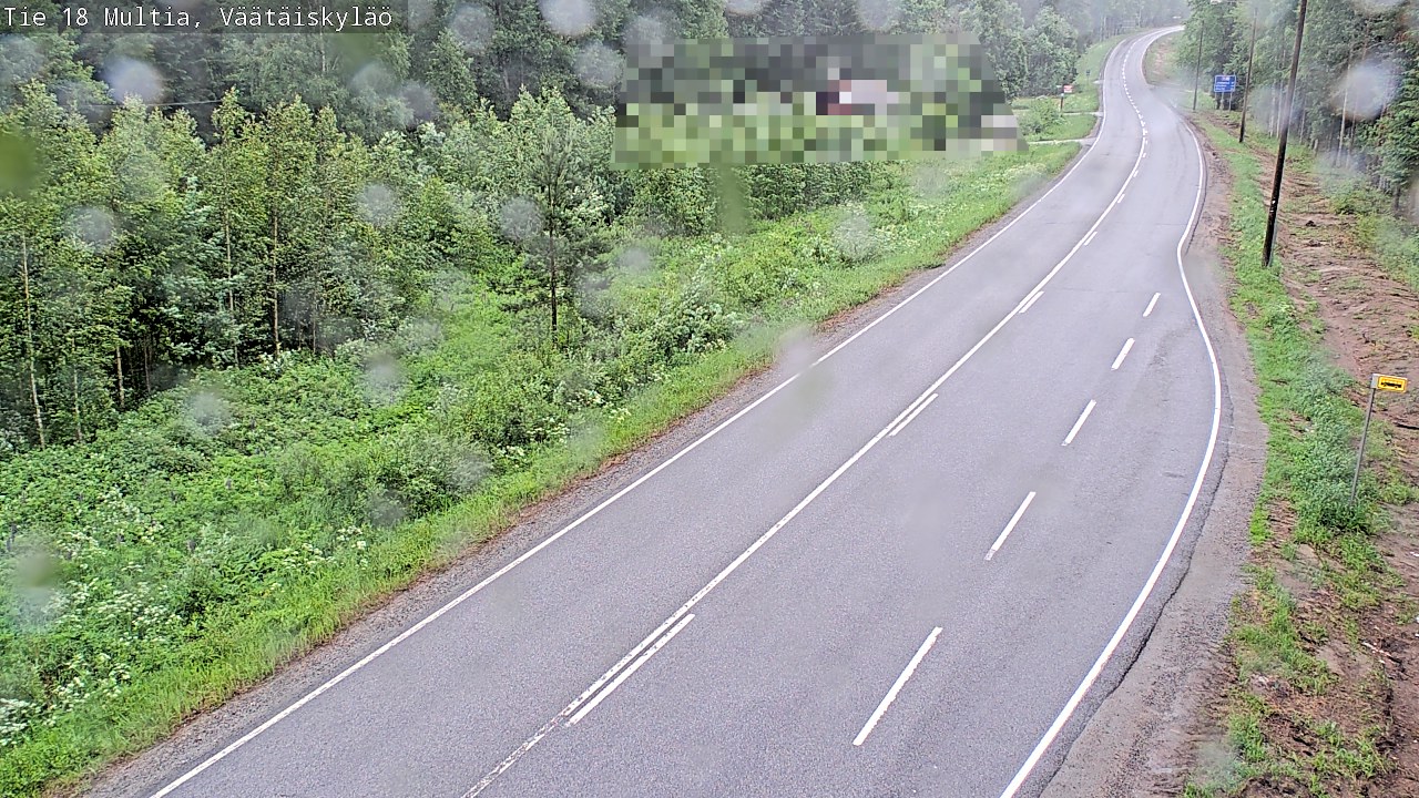 Weather Camera Image Väg 18 Multia, Väätäiskylä, Multia, Keski-Suomi