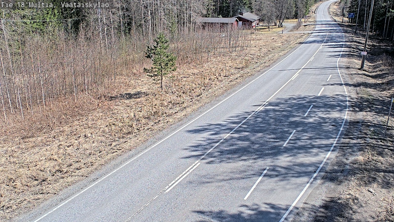 Weather Camera Image Väg 18 Multia, Väätäiskylä, Multia, Keski-Suomi
