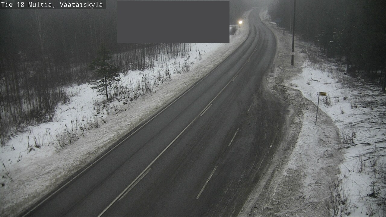 Weather Camera Image Väg 18 Multia, Väätäiskylä, Multia, Keski-Suomi