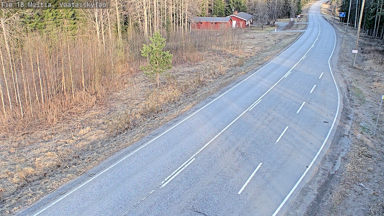 Weather Camera Image Väg 18 Multia, Väätäiskylä, Multia, Keski-Suomi