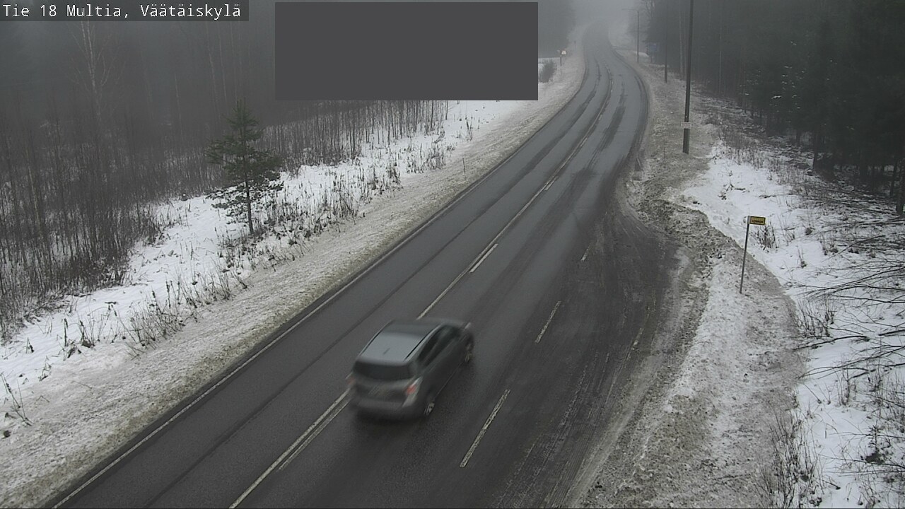 Weather Camera Image Väg 18 Multia, Väätäiskylä, Multia, Keski-Suomi